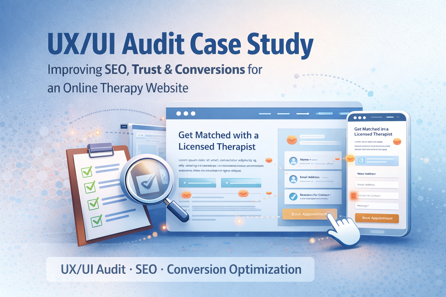 UX/UI Audit Case Study for an Online Therapy Website (UK)